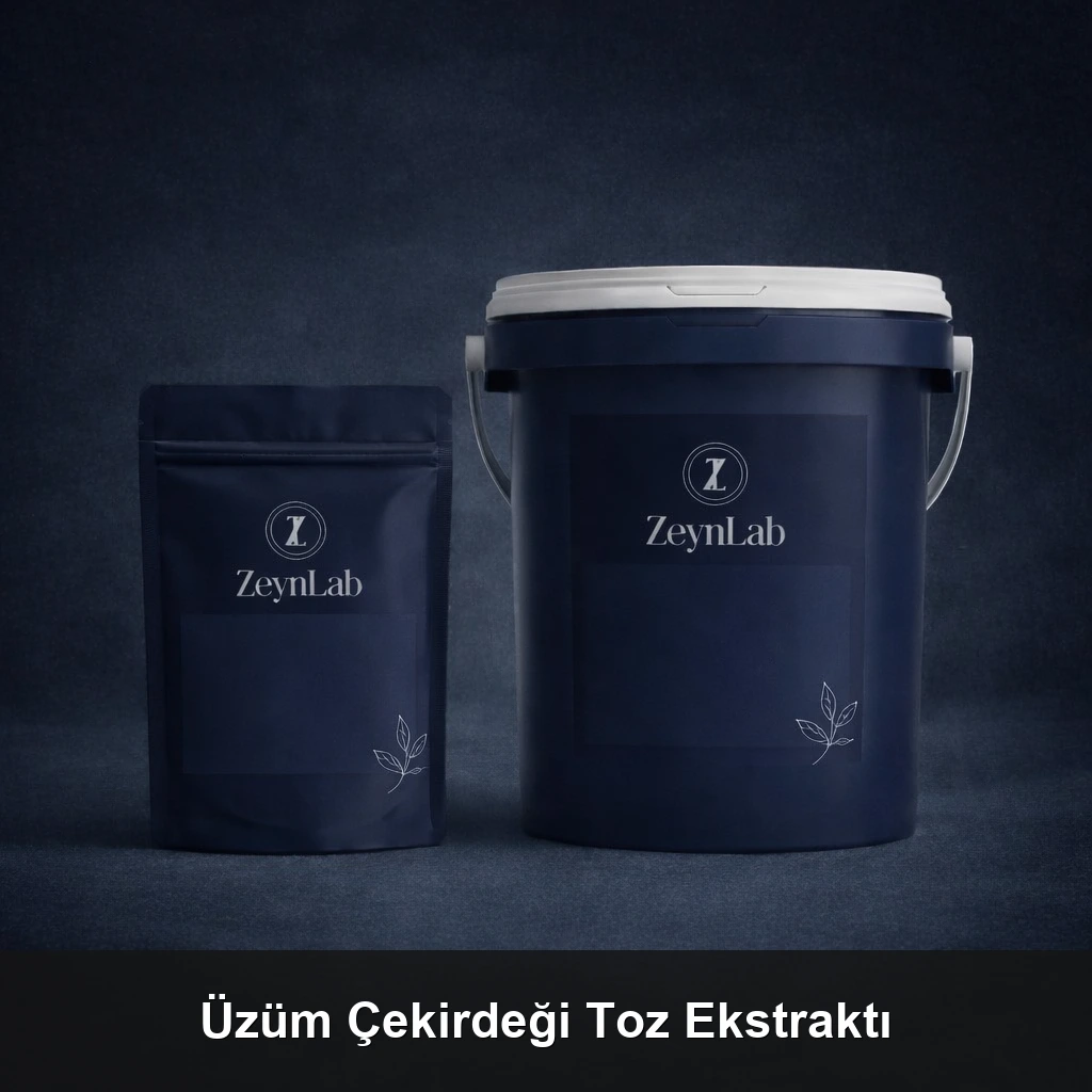 Üzüm Çekirdeği Toz Ekstraktı - Doğal Toz Ekstrakt | ZeynLab